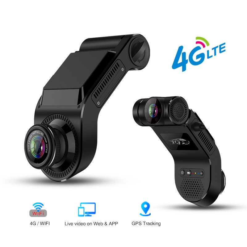 4G Sim Cloud Car Dash Camera Truck MDVR Car DVR 360 Degree Wide Angle Video Recorder Wifi Sensor Car Black Box Dash Cam