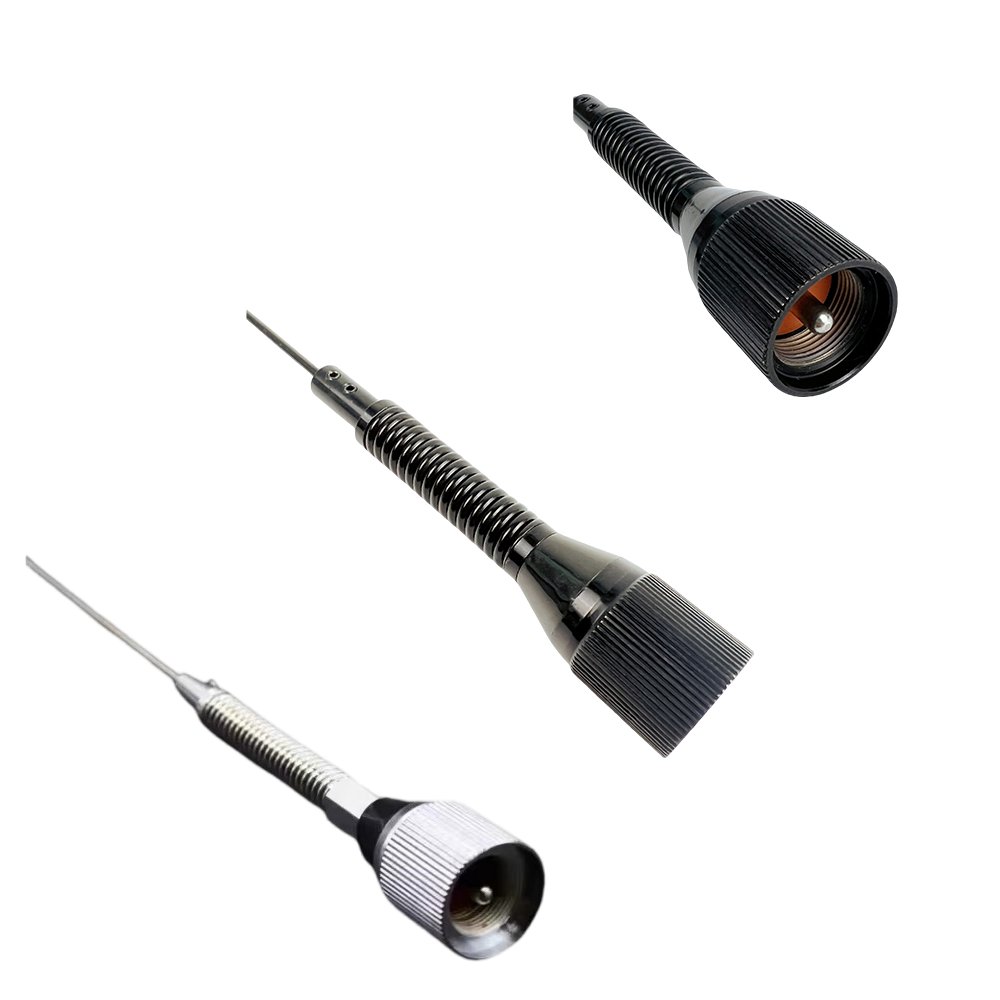 VHF M150-GSA 136-174Mhz High Gain Long Ran Stainless Steel Whip Antenna Ham Mobile Car Radio Antenna