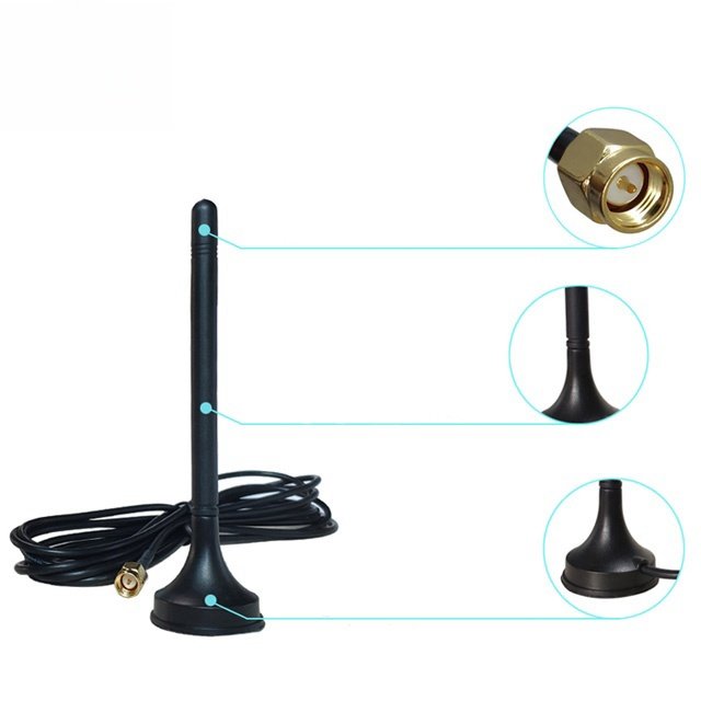 Omni Directional 4G LTE Car Antenna GSM 3G LTE 4G Whip Antenna With Magnetic Base