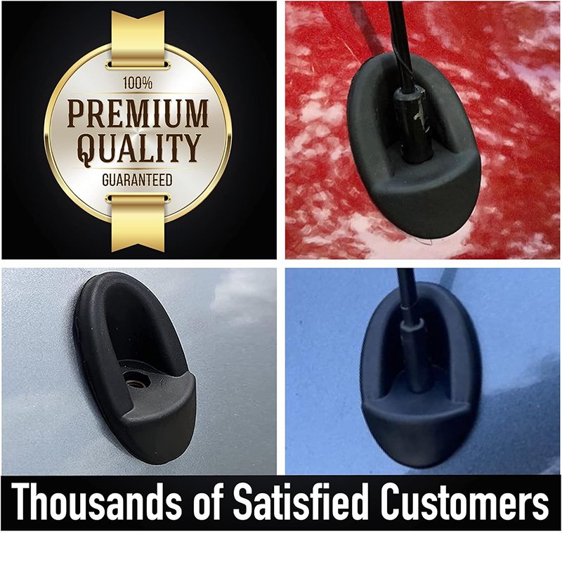 Auto Antenna Ornament Car Black Antenna Base Mount Compatible with 2007-2013 Toyota Tundra