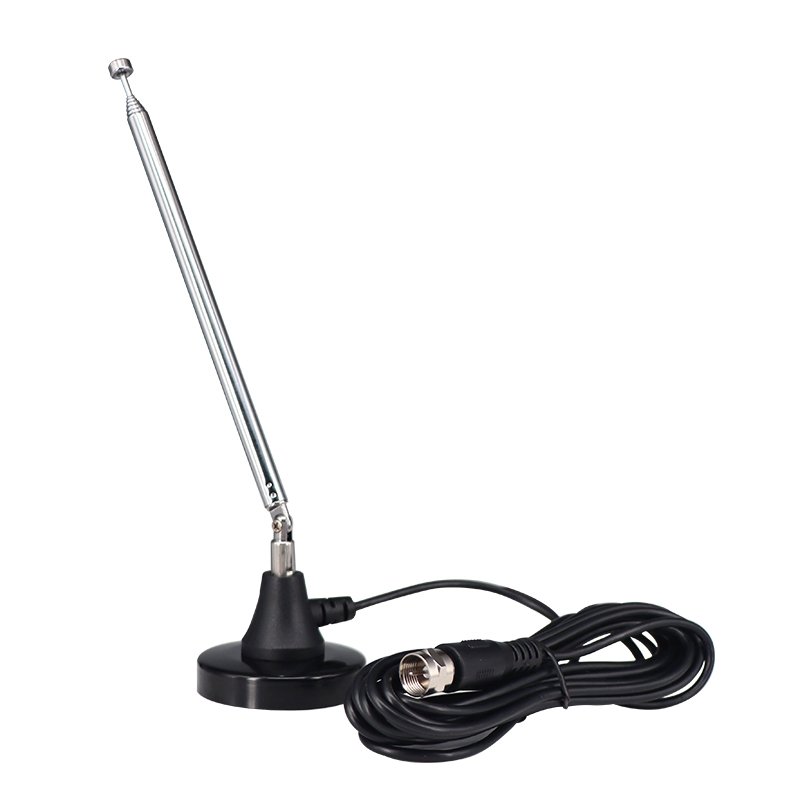 Indoor Stretch Magnetic Base Telescopic Car Radio AM FM Antenna DVB-T VHF UHF Digital HDTV Antenna