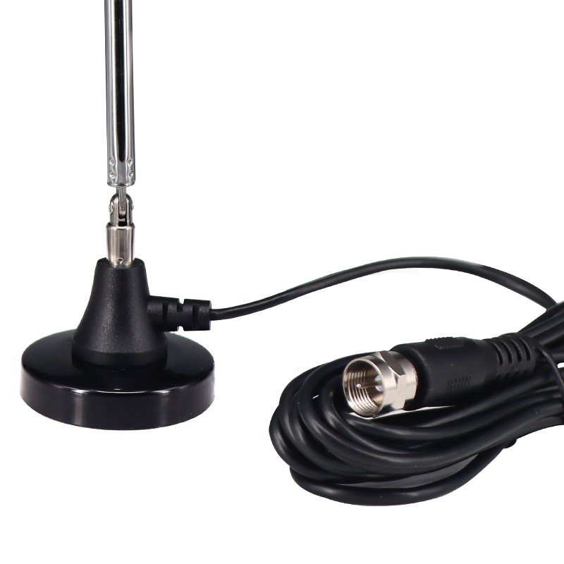 Indoor Stretch Magnetic Base Telescopic Car Radio AM FM Antenna DVB-T VHF UHF Digital HDTV Antenna