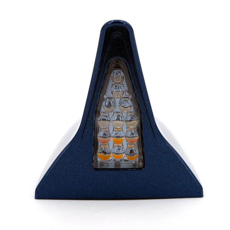 Solar Powered Car Shark Fin Antenna Led Light Vehicle Decoration Warning Flash Strobe Tail Light D01B Automotive Accessories