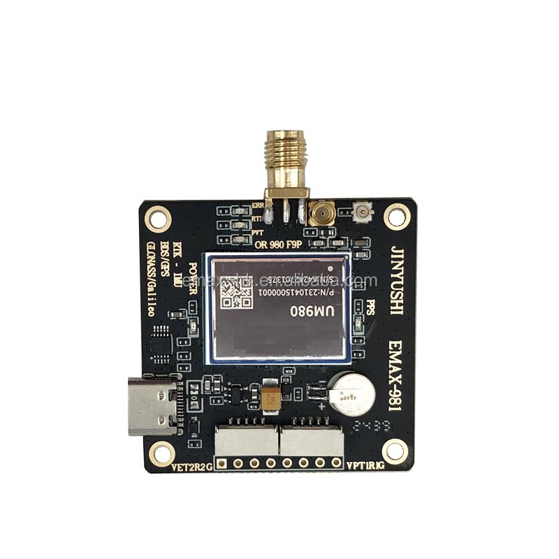 UM980 GNSS Module EM-980DM RTK/INS IMU Board Type-C GPS Beidou Glonass Galileo QZSS For Vehicle Positioning with EM-500 Antenna