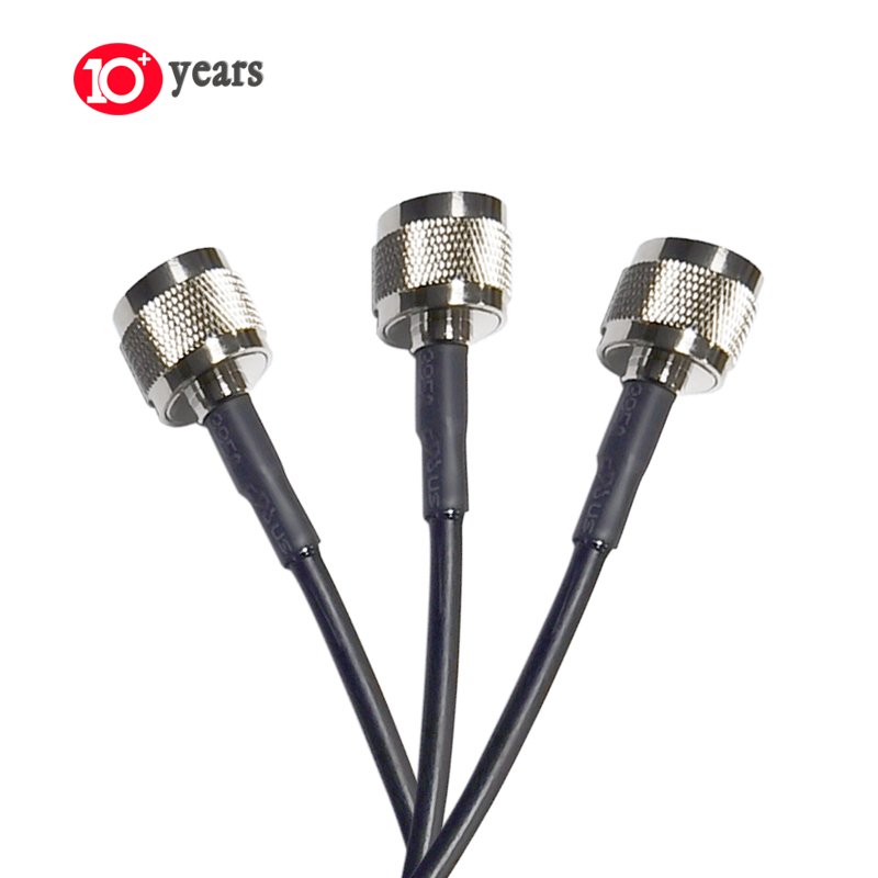 High Quality Low Loss N Male to N Male Coaxial Extension Cable RG 58 or LMR 200 for GPS Antenna Manufacturer's Price