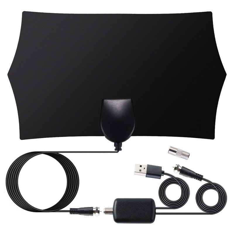 Free Channels with Amplifier Tv Antenna High Quality Satellite Tv Box Uhf/vhf Tv Antenna Outdoor Black Indoor 100 Meters 75ohm
