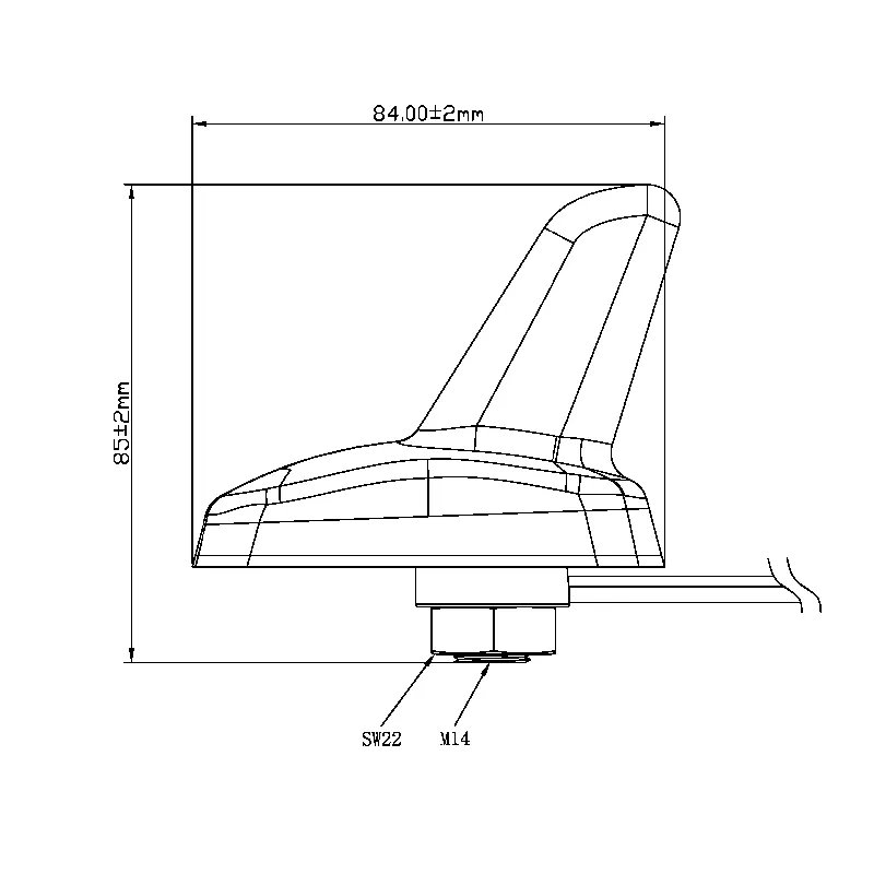 High Quality Long Range Universal 88-108 Wireless Decoration Roof Magnetic Mount Dab Car Fm Am Radio Shark Fin Antenna