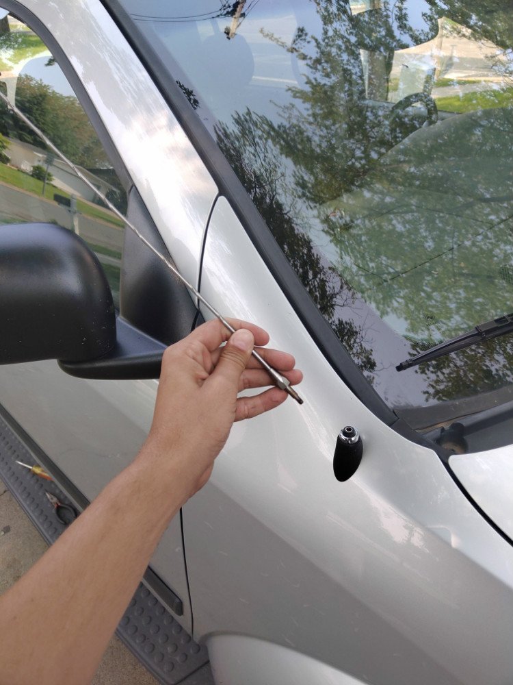 Tiikeri Universal Waterproof Car Antenna Extension Cord With Anti-Theft Design