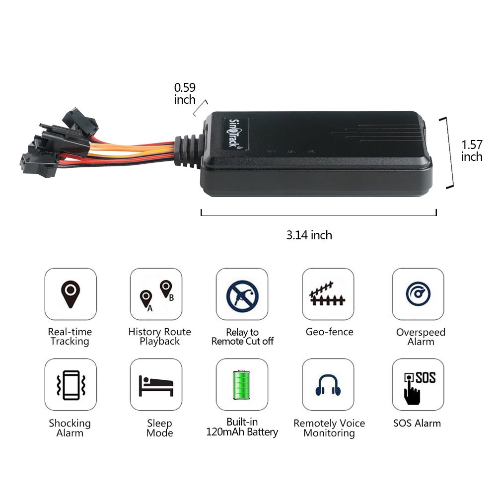 Lowest Cost Wholesale SinoTrack ST906L SOS Alarm Voice Listening Smart Mini Cars Vehicles GPS Tracker 4G