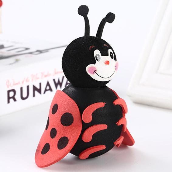 Non-toxic Cute Decoration Eva Foam Car Aerial Ball Antenna Topper Cartoon Doll