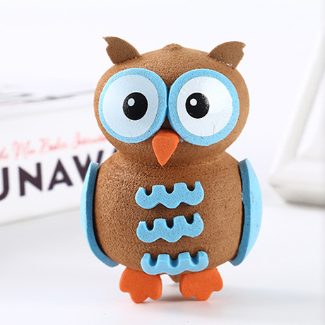 Non-toxic Cute Decoration Eva Foam Car Aerial Ball Antenna Topper Cartoon Doll