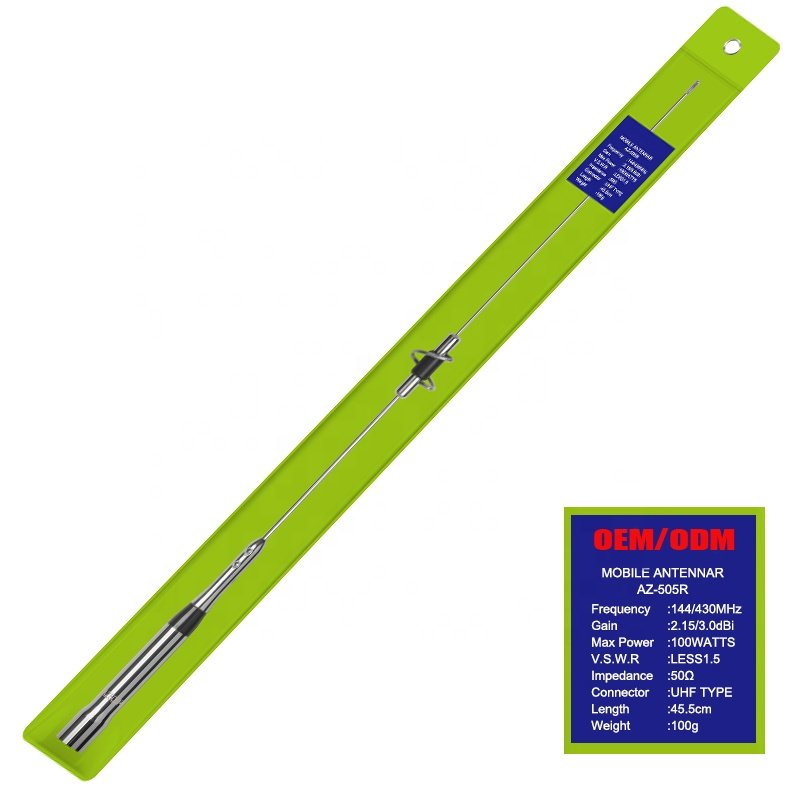 Mobile Radio Antenna MC505 Frequency Range 136-174/403-480MHZ FM Broad Cast Ham Two Way Radio Car CB Antenne With Mounted Roof