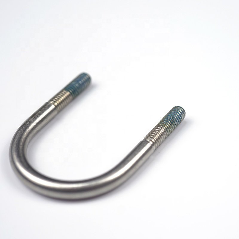 Custom U-shaped Bolt Ss316 square U Bolts Stainless Steel Galvanized Heavy Duty U Shaped Anchor Bolt