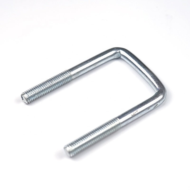 Custom U-shaped Bolt Ss316 square U Bolts Stainless Steel Galvanized Heavy Duty U Shaped Anchor Bolt