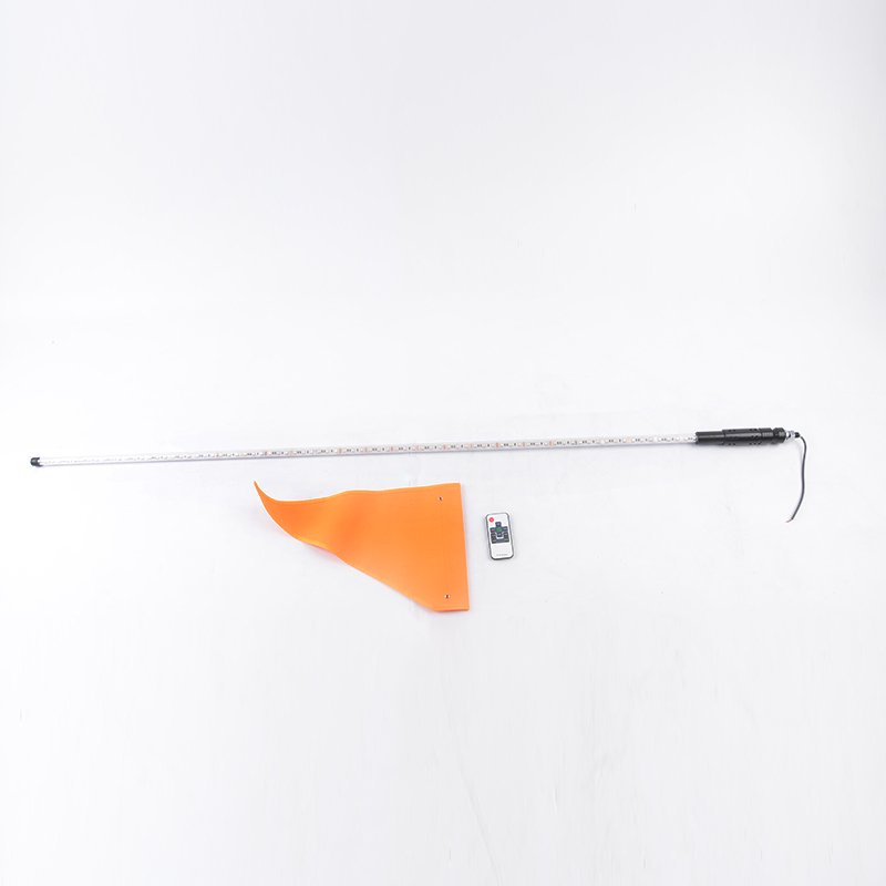 RGB 5ft (1.5 Meter) LED Whip Lights Flag Pole Antenna Safety for Jeep Wrangler JK Flagpole Lamp