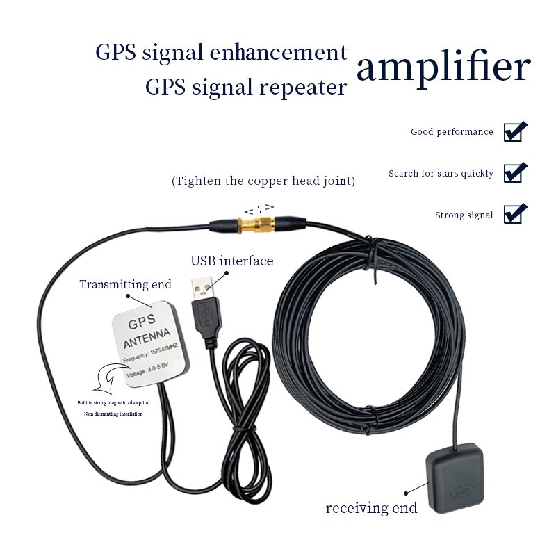 High Quality Car Mobile Navigation GPS Signal Booster Antenna GPS Amplifier/GPS Repeater