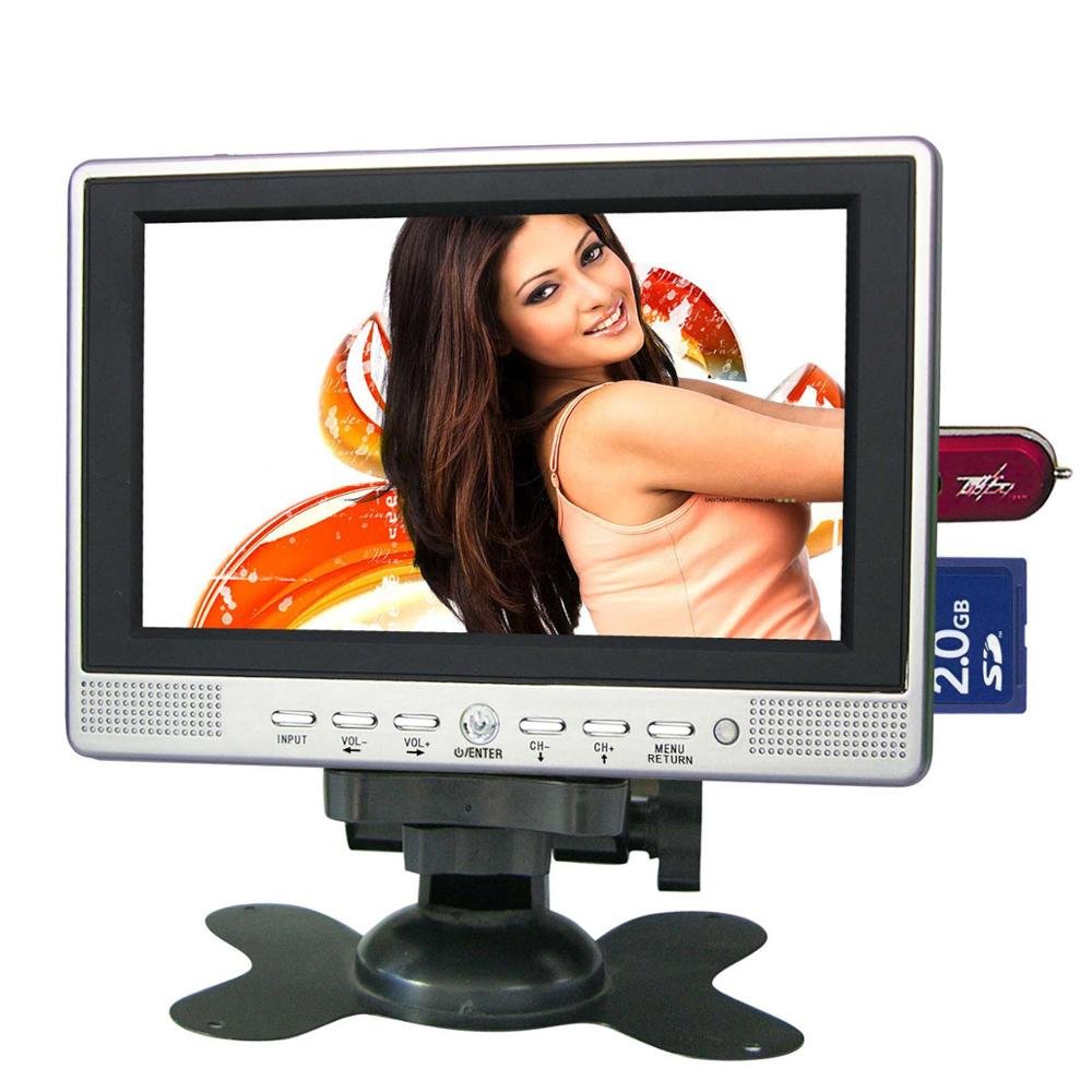 Mini Analog Tv 7 Inch Tft Lcd Car Tv Monitor 7 Inch Open Frame Lcd Monitor