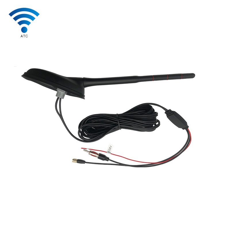 cross-border directly sold car DAB FM/AM ANTENNA booster high frequency 88-108mhz Car roof radio antenna