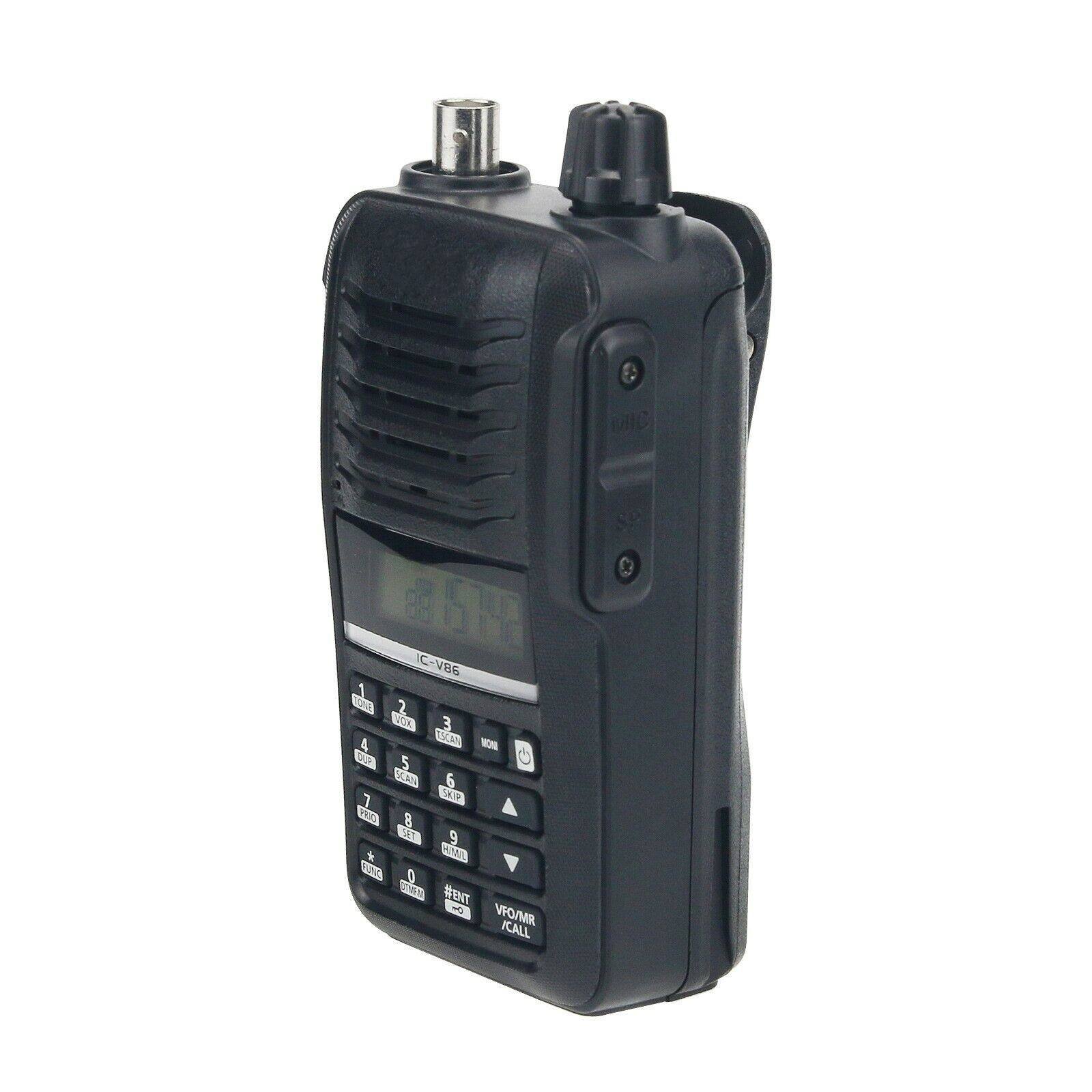 New 7W Power IC-V86 VHF 136-174 Mhz Marine Transceiver IC-U86 UHF 400-470Mhz Two Way Radio Walkie Talkie 15km Communication