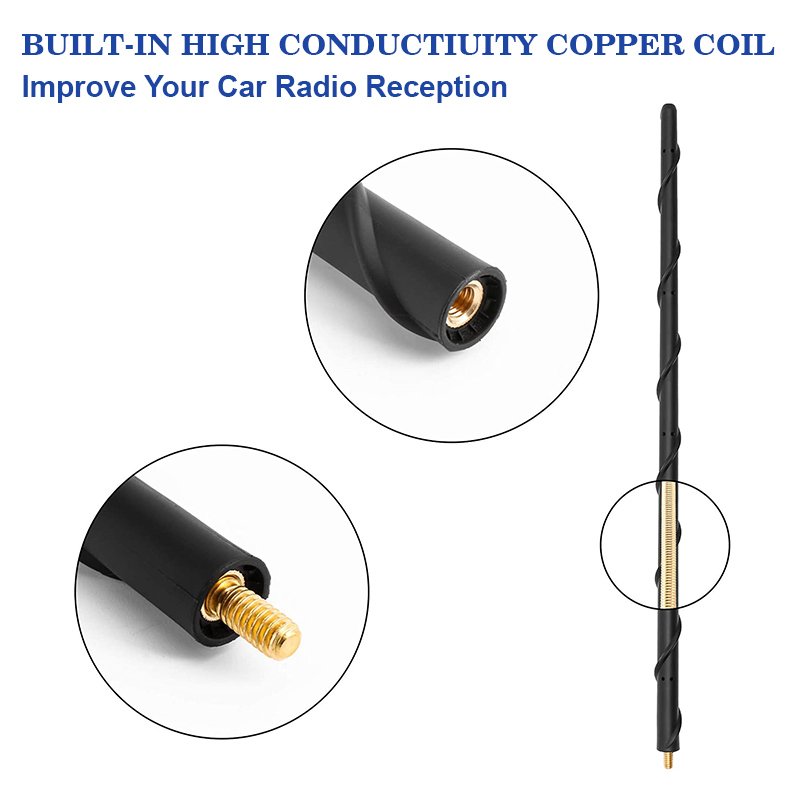 7'' 8'' 15'' 16'' inches Flexible Rubber Antenna HF Mobile 915mhz AM/FM Radio Antena Car Antenna