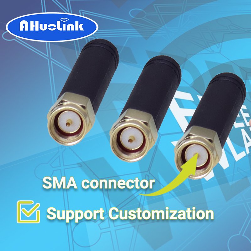 Factory Price 5cm Satellite vhf Antenna Telecommunication Gsm rubber Antenna Signal Booster 433Ghz Router Wifi Antenna