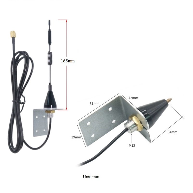 waterproof outdoor use 9dbi high gain omni directional bracket wall screw mount gsm 3g 4G LTE whip car antenna