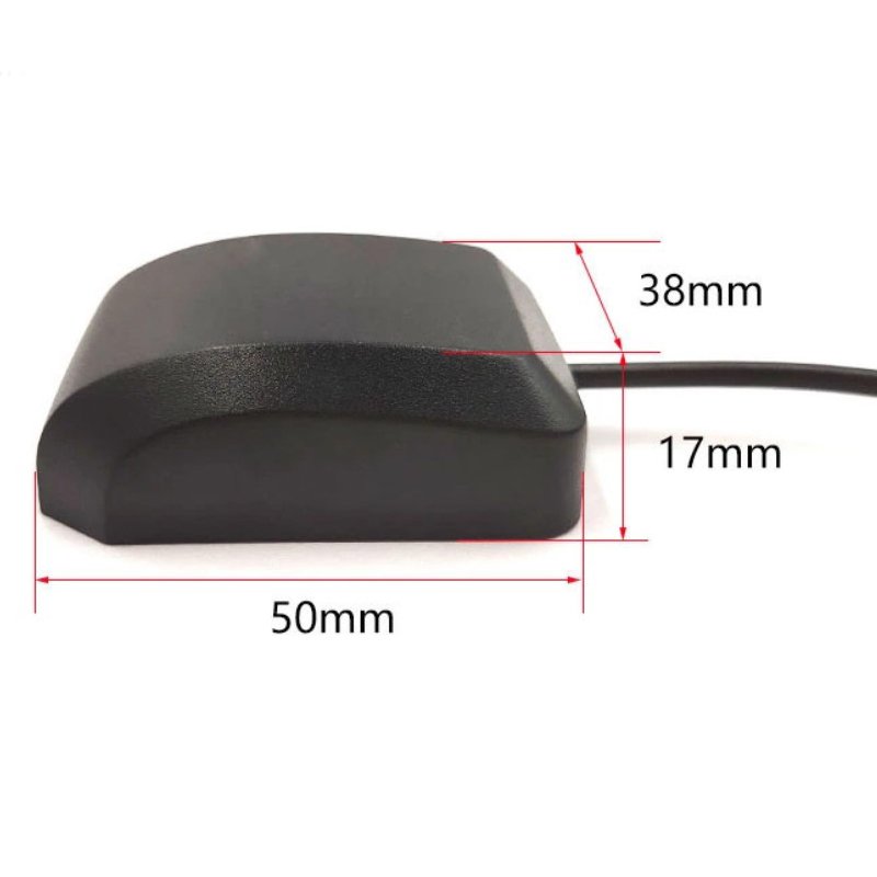 1575.42mhz Car Gps Antenna Communication Antenna With Rg174 Cable Sma Male Connector Magnetic Mounting base