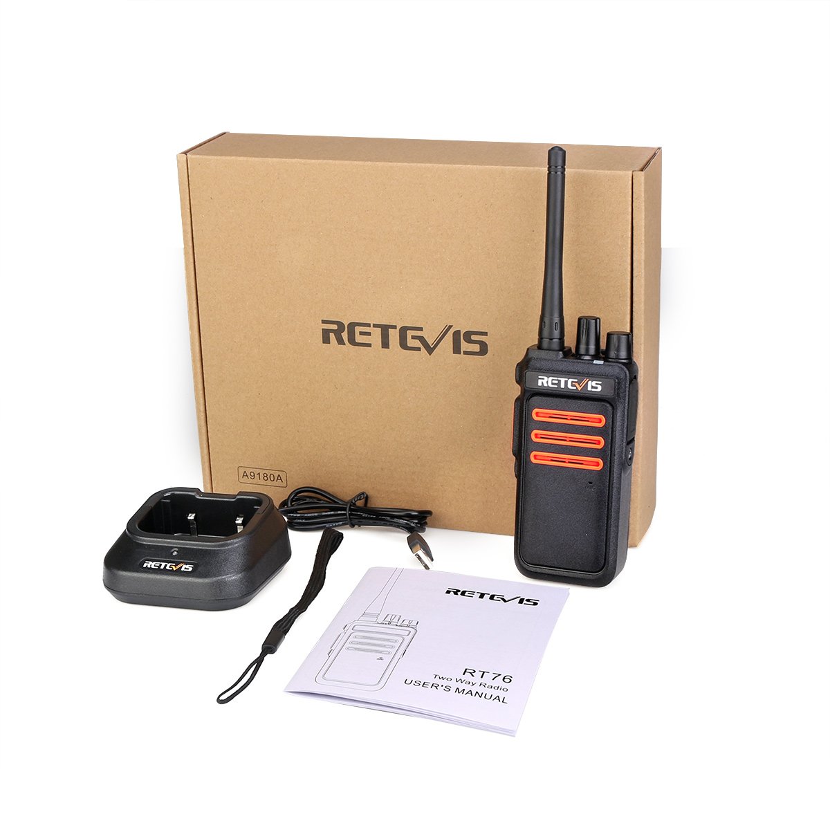 GMRS Licensed Walkie-talkie Two Way Radio Amateur Radio Retevis RT76