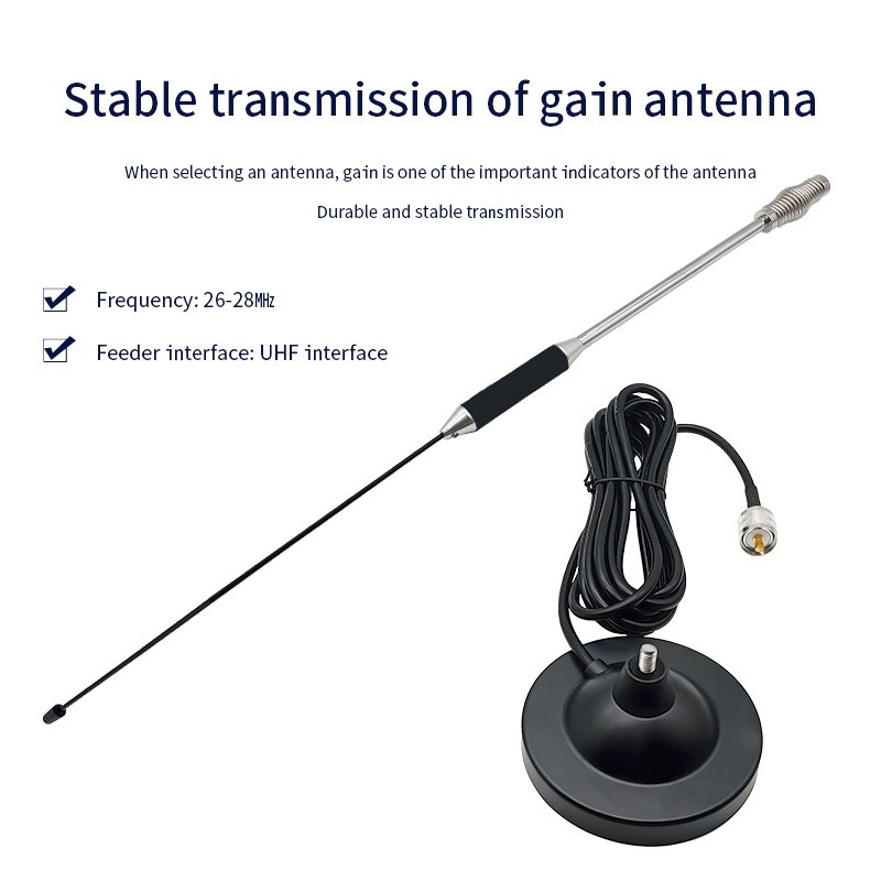 Radio Car 26-28 MHz High Gain Antenna 27Mhz Car Radio Antenna CB Radio Antenna