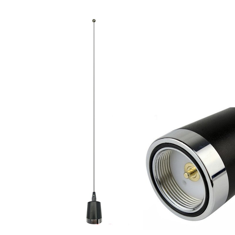 VHF/UHF Dual Band Mobile Antenna Heavy Duty Fiberglass Antenna 144/430MHz Car Antenna