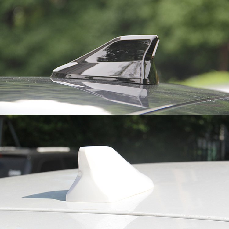 Universal Roof Shark Fin Car Antenna AM FM Radio Signal Aerial Adhesive Tape
