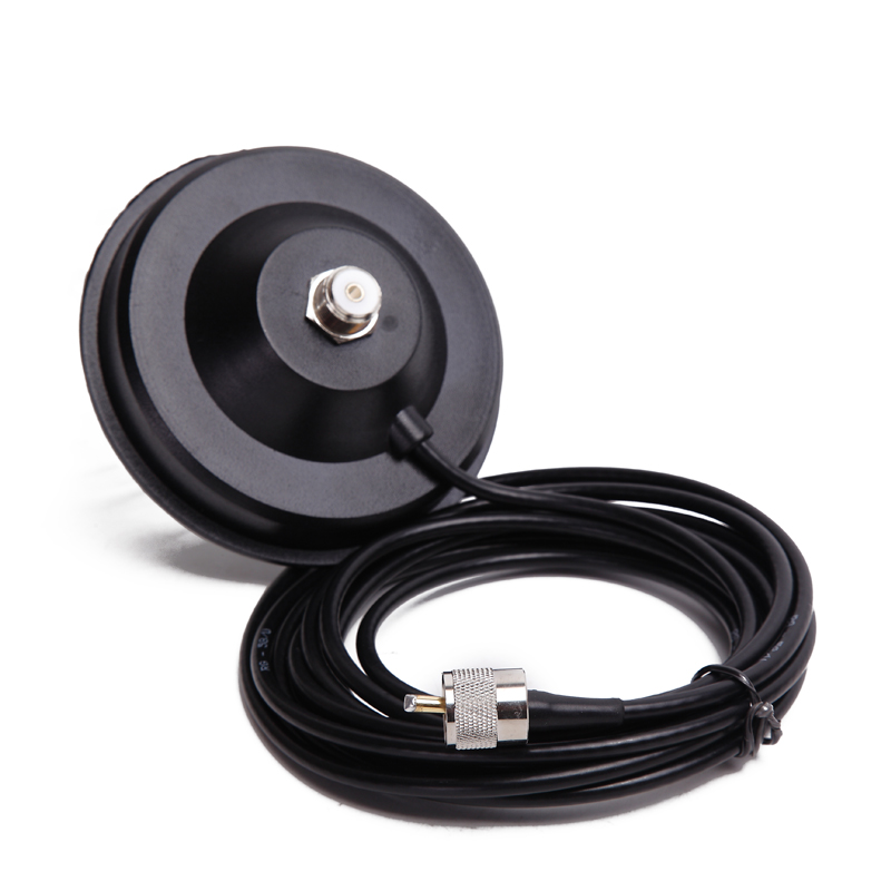 Drop Shipping Mount Magnetic Base with 5M/16.4ft Coaxial Cable for Bus Car Mobile Radio Antenna 90mm/120mm Diame Stable