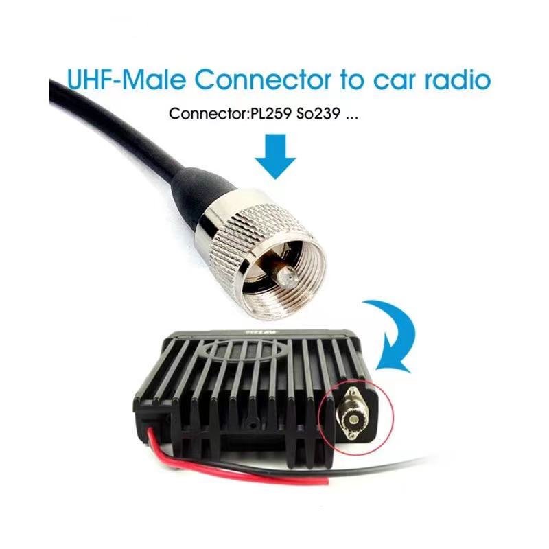 Drop Shipping Mount Magnetic Base with 5M/16.4ft Coaxial Cable for Bus Car Mobile Radio Antenna 90mm/120mm Diame Stable
