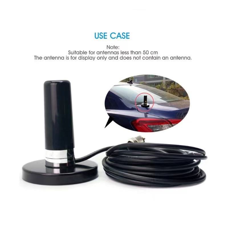 Drop Shipping Mount Magnetic Base with 5M/16.4ft Coaxial Cable for Bus Car Mobile Radio Antenna 90mm/120mm Diame Stable