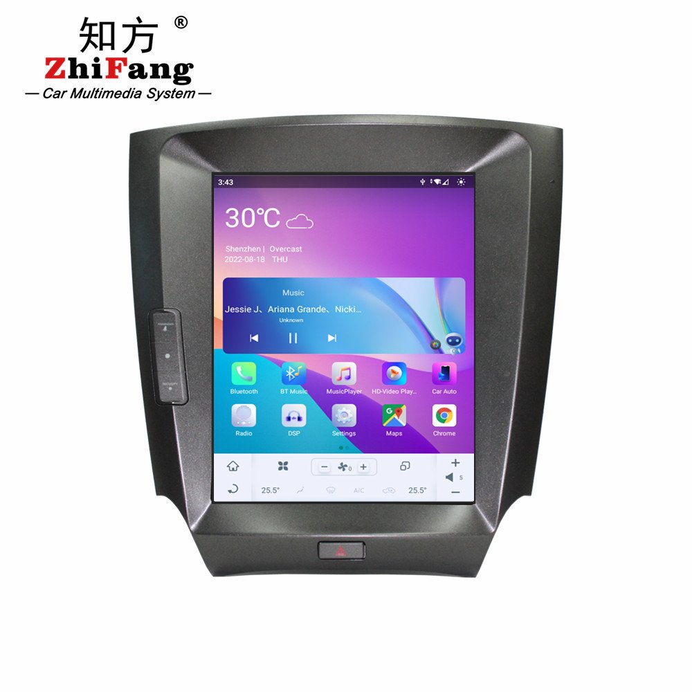 Zhifang Android 11 Car Stereo Car Dvd Multimedia Player Wireless Carplay 10.4inch Headunit for Lexus IS250 IS300 IS350 2006-2012