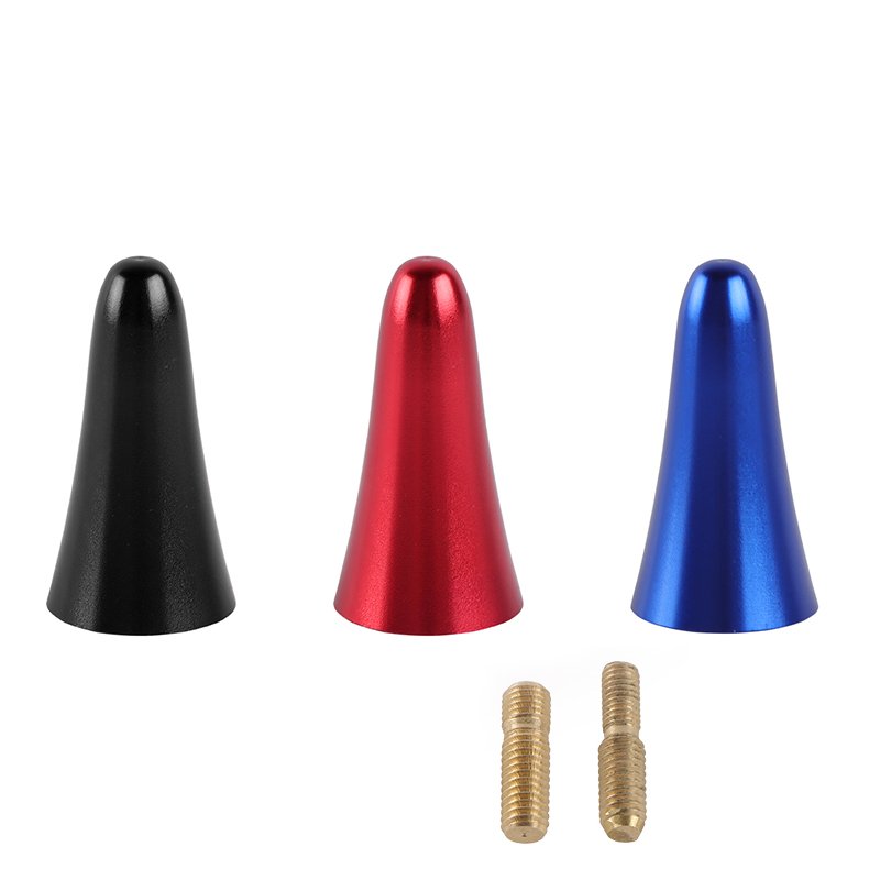 4cm Antenna Aluminum Alloy Universal Short Car Antenna Thread Adapter Roof Mount Vehicle Radio Antenna