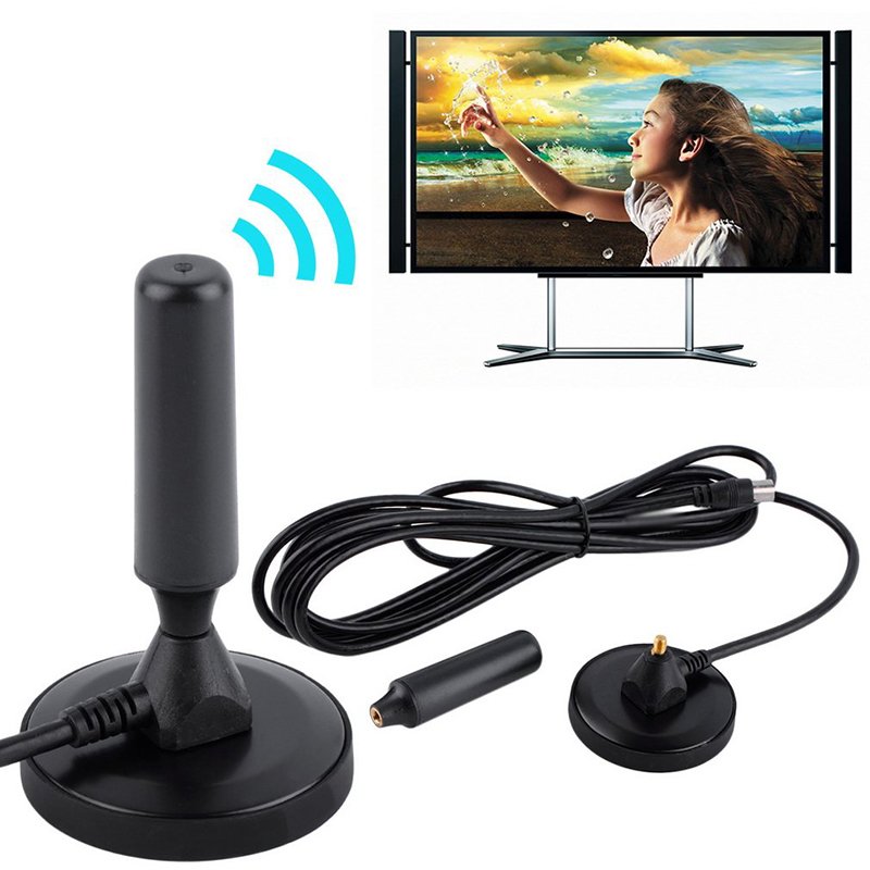 25dBi DVB-T ISDB ATSC antenna Magnetic installation VHF UHF HD digital TV antenna Vehicle HD digital antenna