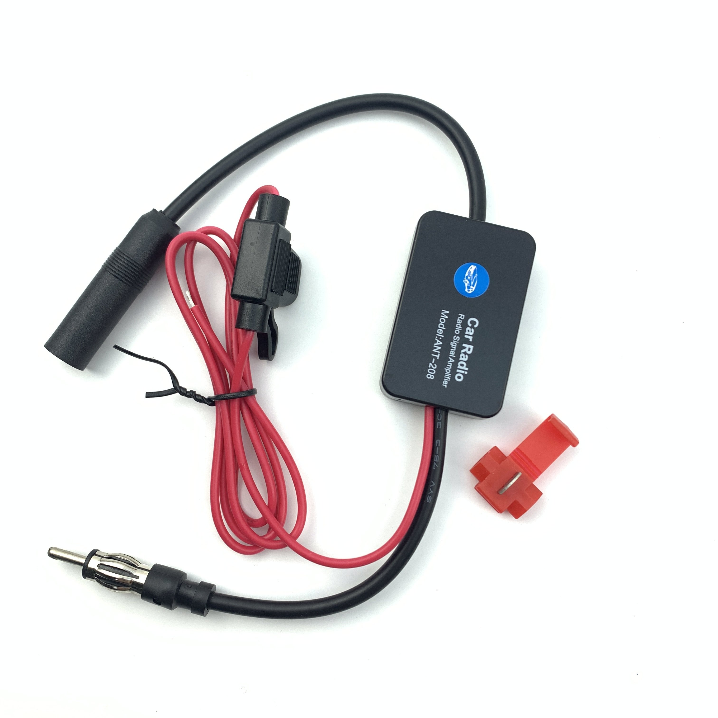 C0058 ANT-208 Universal and Practical FM signal Amplifier Anti-jamming Car Antenna Radio Universal FM Booster Amplifier