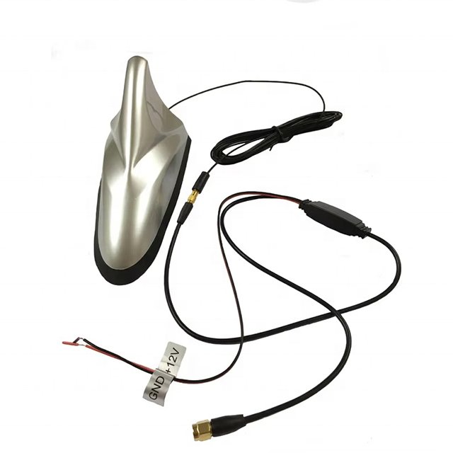 Free Samples Car Antenna Car gnss gps rtk antennas Universal Shark Fin Radio FM AM Enhanced gps antenna
