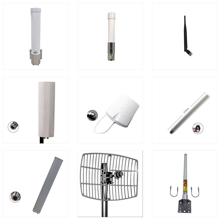 High-Gain 12dbi Dual Polarization 4 Interface Plate Directional Antenna 703-803mhz Radio 5G Comm N28 FDD Car Antenna Omni
