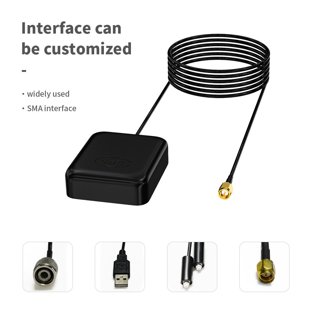 Waterproof Navigation System 1575.42mhz Antenna Ceramic External Magnetic Passive Active Navig Marine Car Gnss Gps Antenna Rhcp