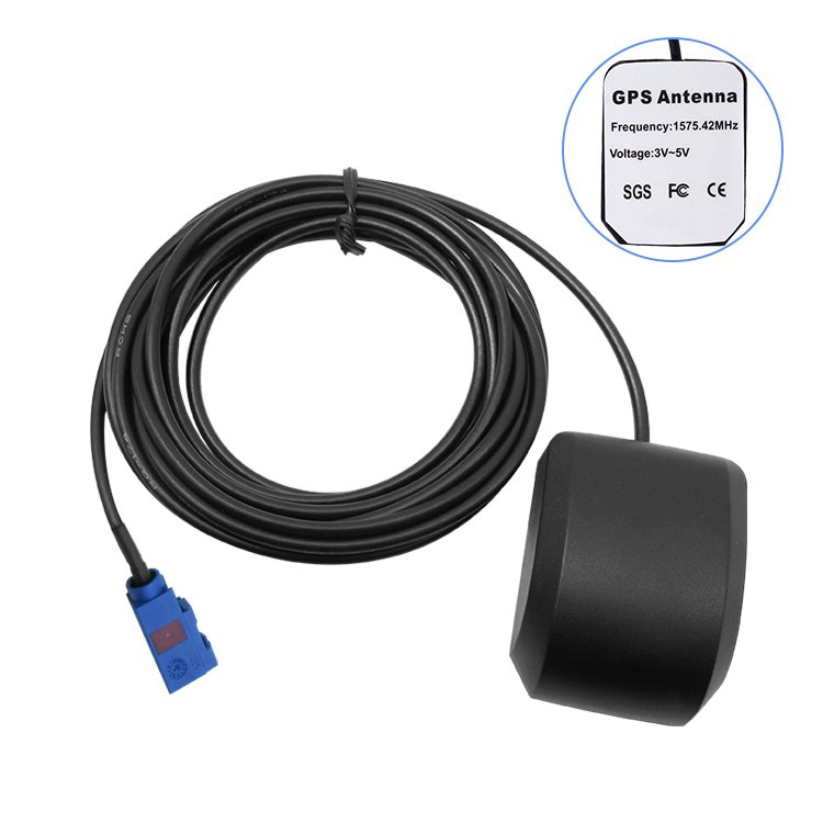 High Quality Fakra Connector Flexible Car Active GPS Omni Directional Antenna