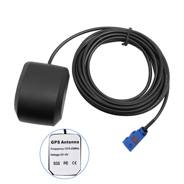 High Quality Fakra Connector Flexible Car Active GPS Omni Directional Antenna