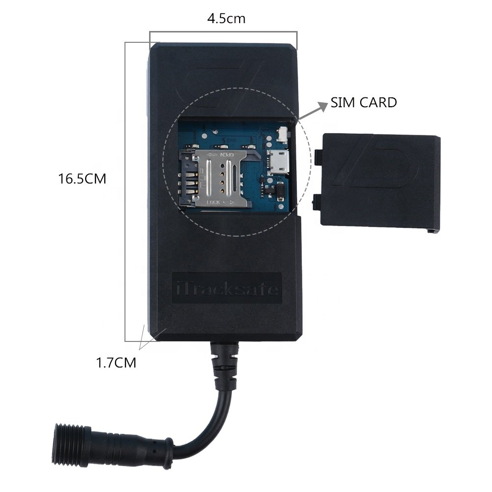 ITracksafe MT1C Vehicle Car Gps Tracking Device with Relay Remote Turn off Car Engine