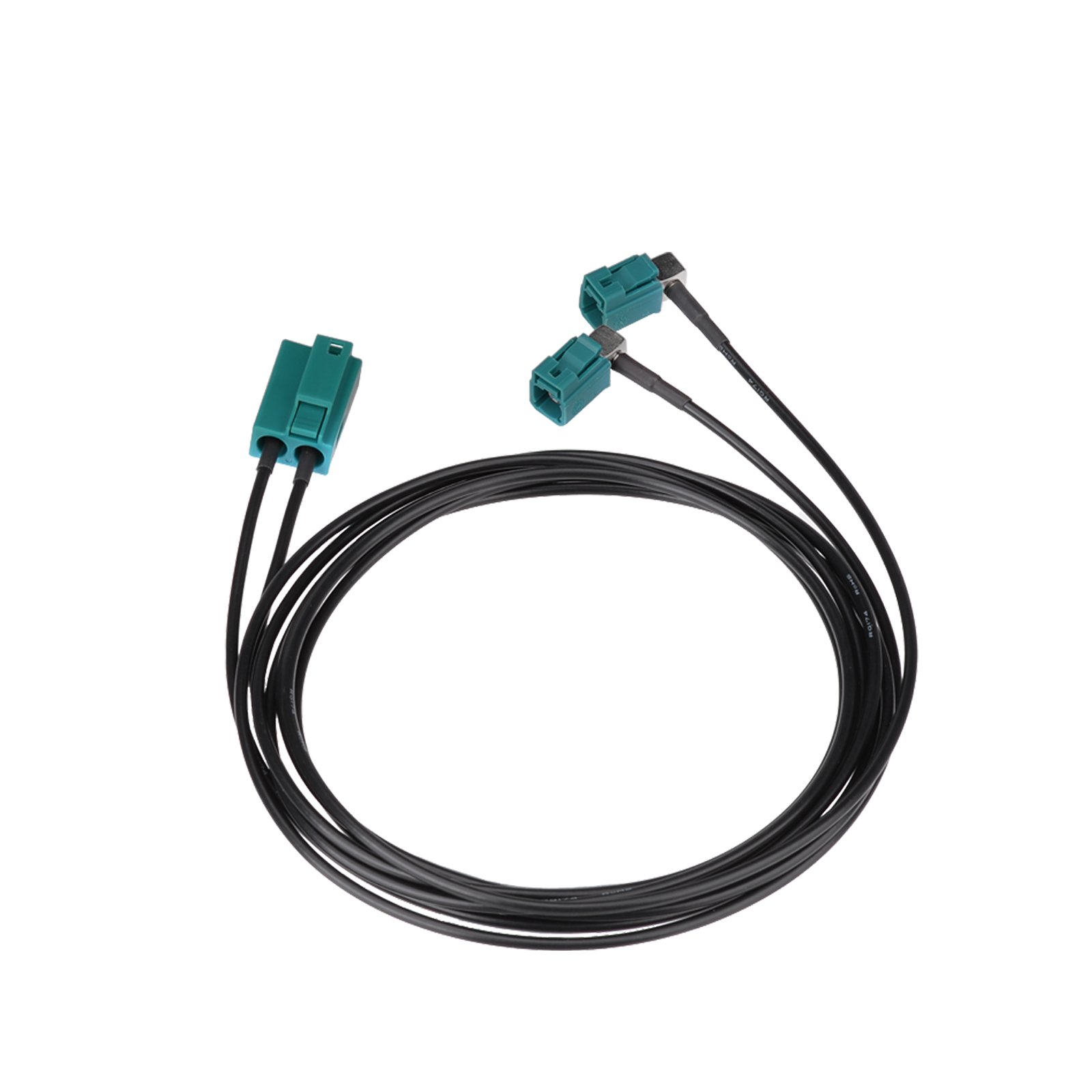 Superbat Car Antenna Splitter Car Stereo Radio Antenna Adapter Cable Fakra double Z Female to Fakra Z Cable 150cm
