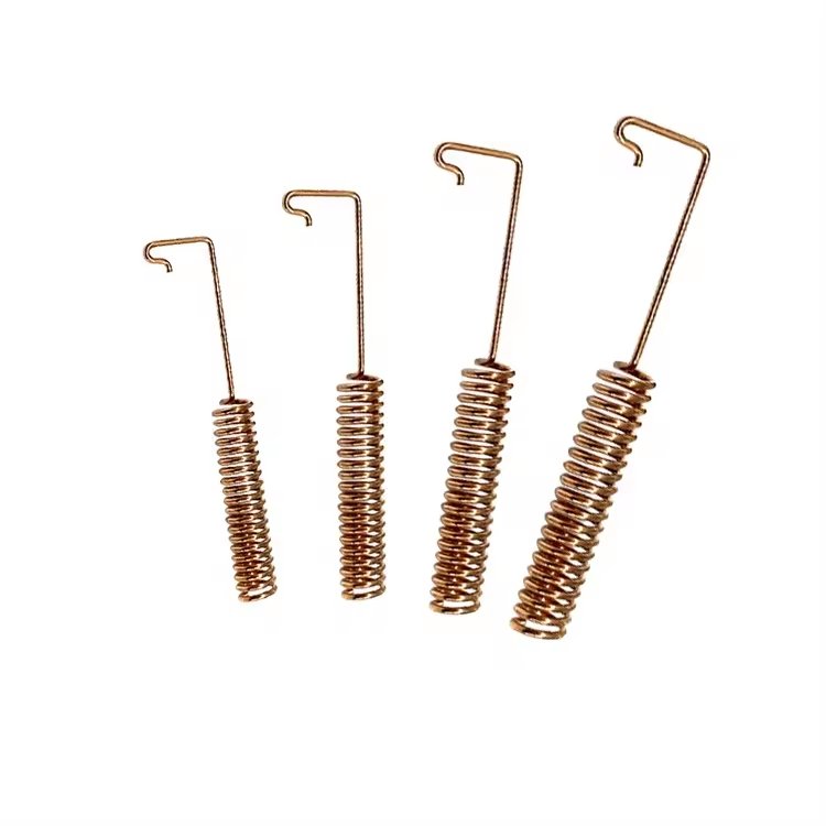 High Precision Phosphor Bronze Helical PCB Antenna Spring Coiled Spring Antenna Terminal for Wireless Communication Device