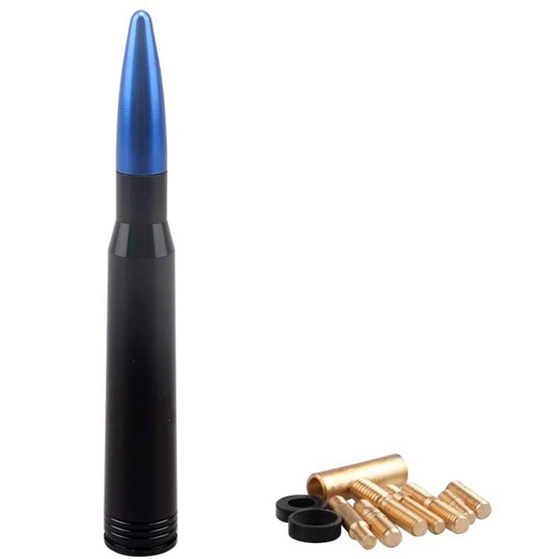 Short Bullet Antenna Aluminum for Ford 10-19 F150 F-150 Raptor/King Ranch/Lariat/Platinum/XL/XLT/FX2/FX4/STX/SVT Tremor