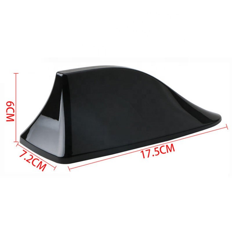 Factory Custom Shark Fin Roof Car Antenna AM/FM Radio Signal Decorative for SUV Truck Van with Adhesive