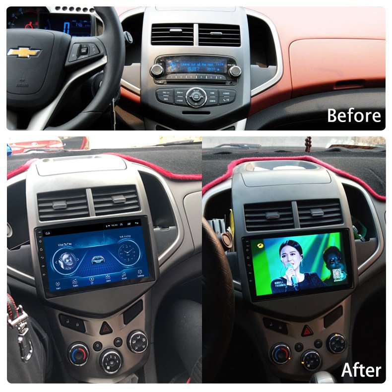 9 Inch Android 10 Car Dvd Multimedia Gps Navigation System for Chevrolet Aveo Sonic 2011-2013(2a449fce)
