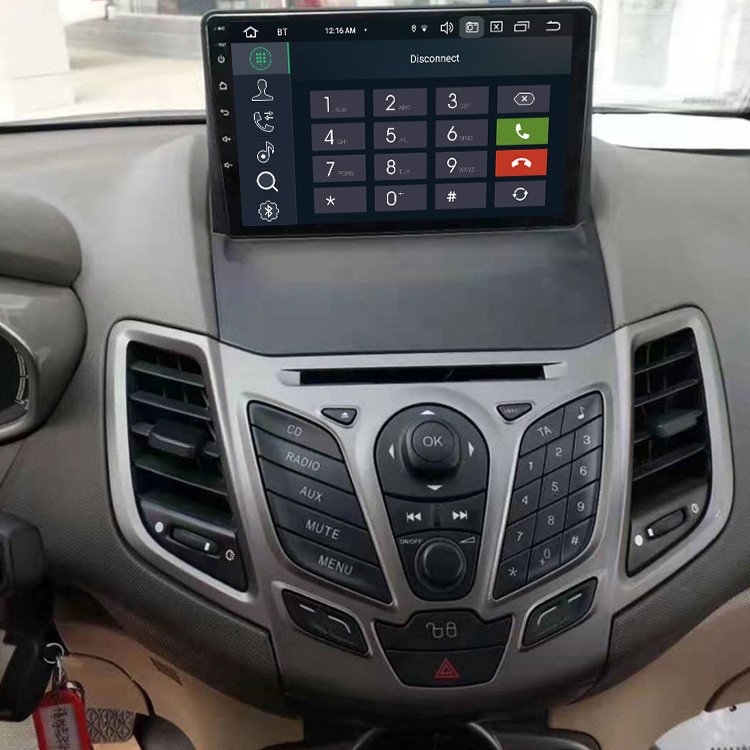 Car Radio for Ford Fiesta Mk7 2009 2010 2011 2017 Multimedia Android 11.0 Stereo GPS Navigation Antenna Accessories 9 Inch DSP